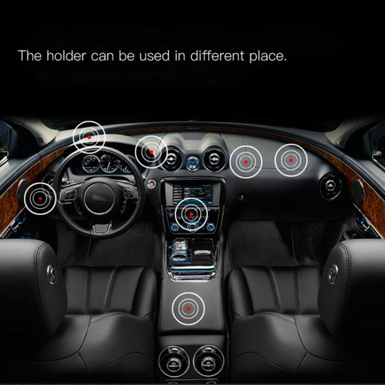 Yesido C38 Car Round Plate Magnetic Phone Holder(Black) - Car Holders by Yesido | Online Shopping South Africa | PMC TechLife