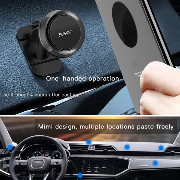 Yesido C60 Car 360 Degree Rotation Magnetic Phone Holder(Black) - Car Holders by Yesido | Online Shopping South Africa | PMC Jewellery