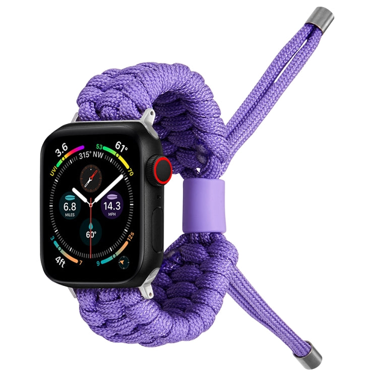 Stretch Plain Silicone Bean Watch Band For Apple Watch 8 41mm(Light Purple) -  by PMC TechLife | Online Shopping South Africa | PMC TechLife