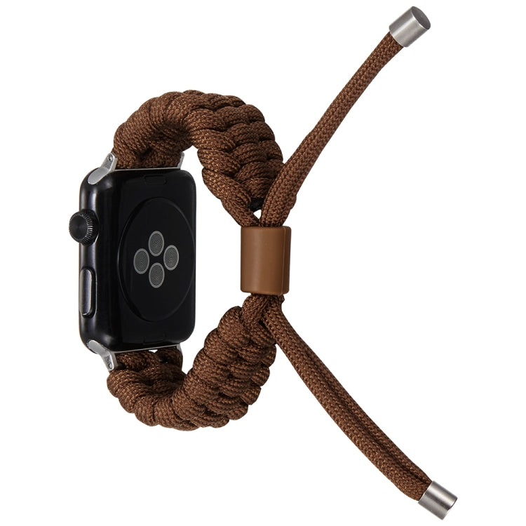 Stretch Plain Silicone Bean Watch Band For Apple Watch SE 40mm(Coffee Brown) -  by PMC TechLife | Online Shopping South Africa | PMC TechLife