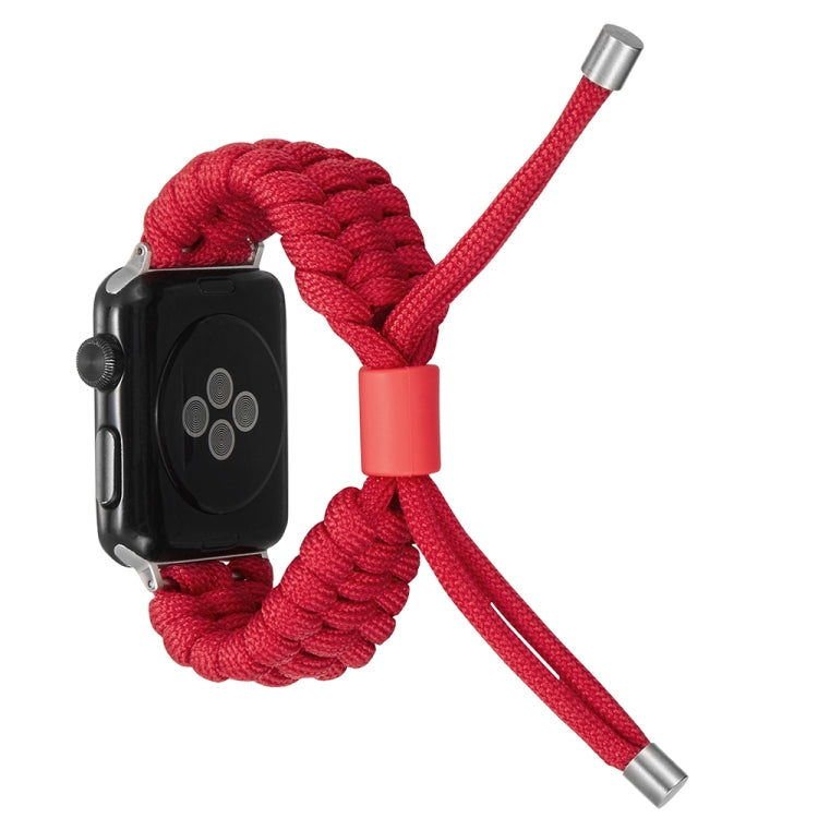 Stretch Plain Silicone Bean Watch Band For Apple Watch SE 44mm(Red) -  by PMC TechLife | Online Shopping South Africa | PMC TechLife