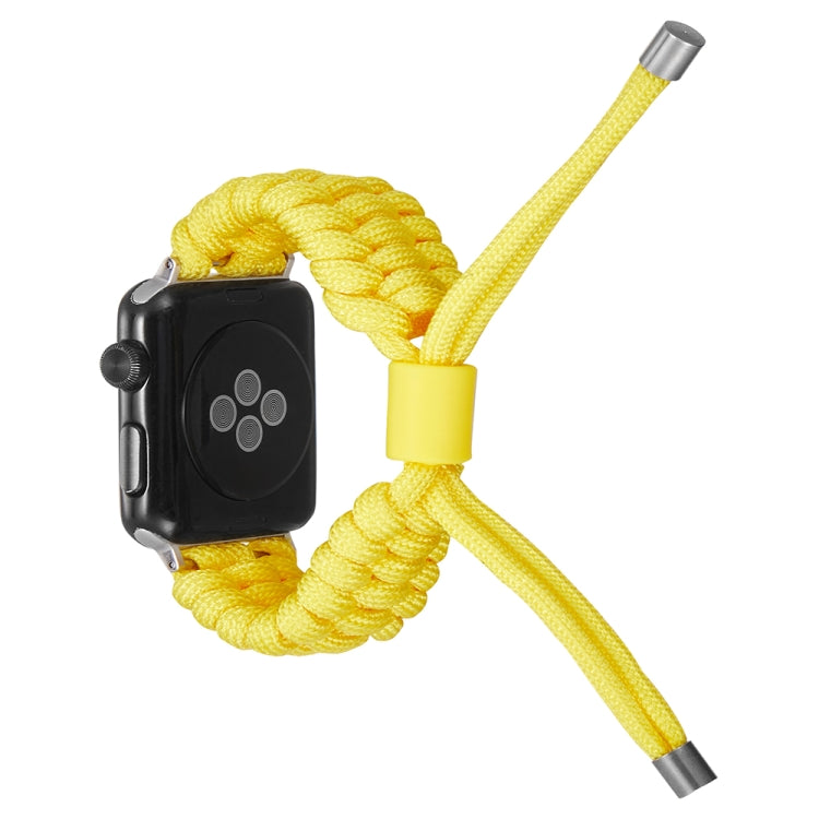 Stretch Plain Silicone Bean Watch Band For Apple Watch SE 44mm(Yellow) -  by PMC TechLife | Online Shopping South Africa | PMC TechLife