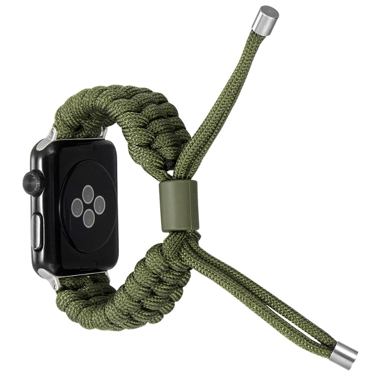 Stretch Plain Silicone Bean Watch Band For Apple Watch 6 44mm(Army Green) -  by PMC TechLife | Online Shopping South Africa | PMC TechLife