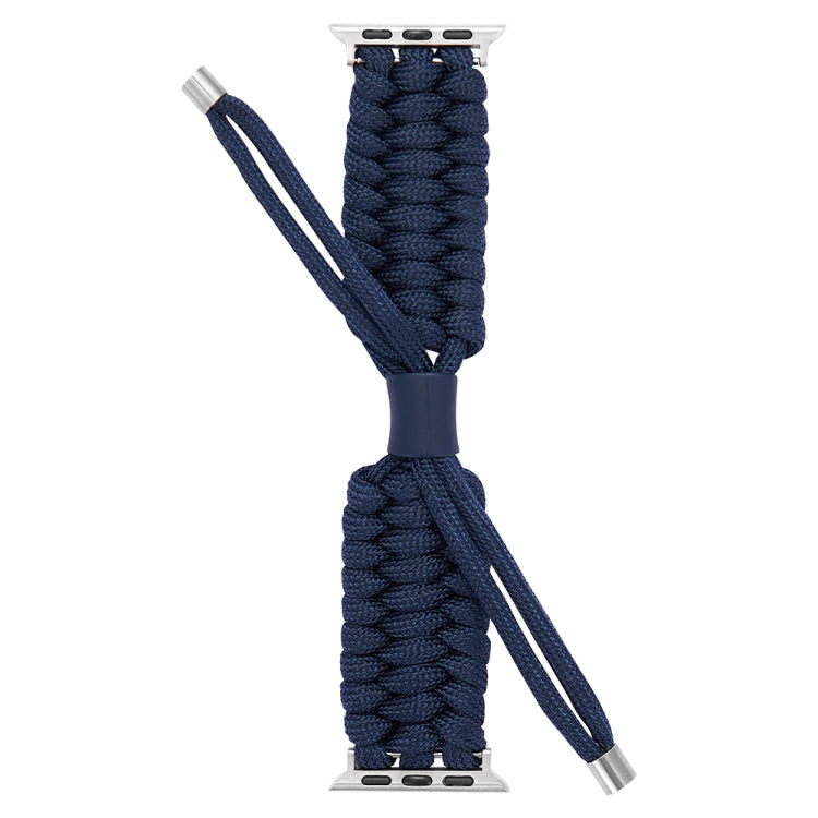 Stretch Plain Silicone Bean Watch Band For Apple Watch 5 44mm(Navy Blue) -  by PMC TechLife | Online Shopping South Africa | PMC TechLife
