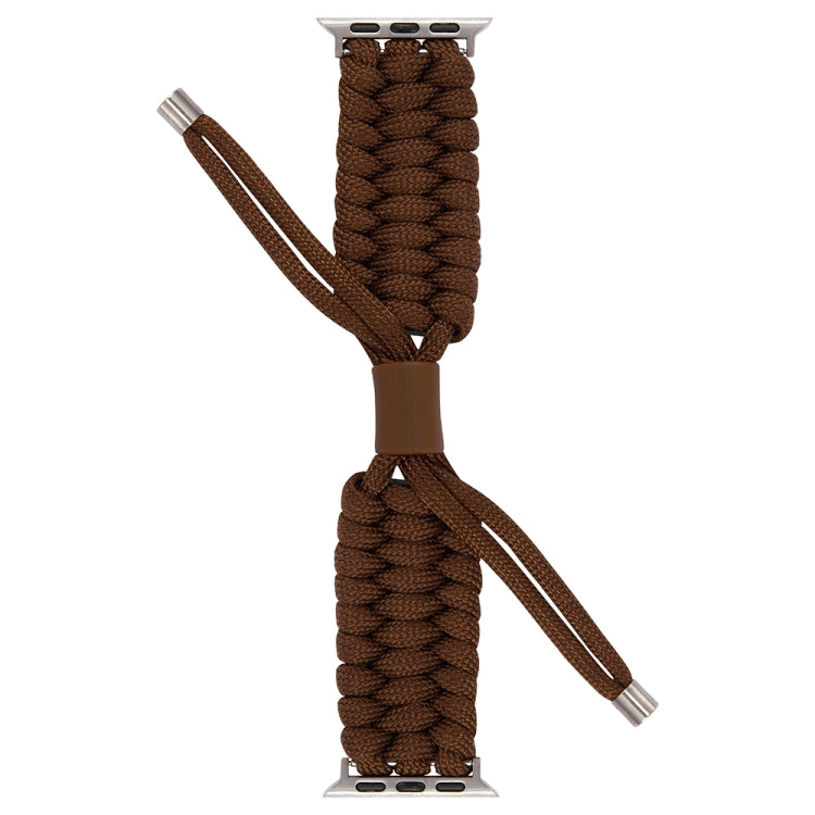 Stretch Plain Silicone Bean Watch Band For Apple Watch 5 44mm(Coffee Brown) -  by PMC TechLife | Online Shopping South Africa | PMC TechLife