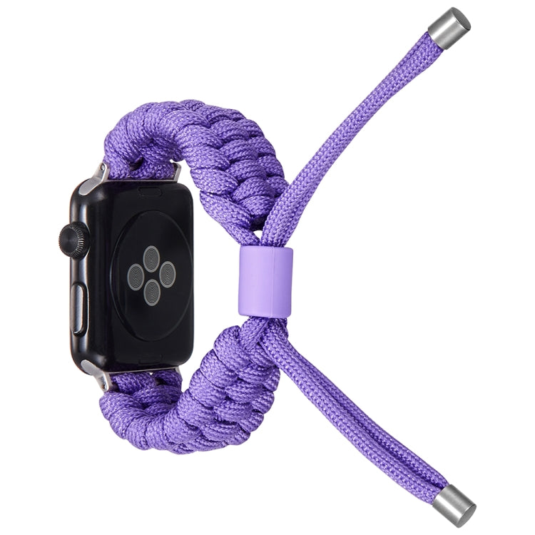 Stretch Plain Silicone Bean Watch Band For Apple Watch 3 38mm(Light Purple) -  by PMC TechLife | Online Shopping South Africa | PMC TechLife