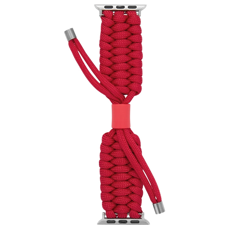 Stretch Plain Silicone Bean Watch Band For Apple Watch 3 42mm(Red) -  by PMC TechLife | Online Shopping South Africa | PMC TechLife