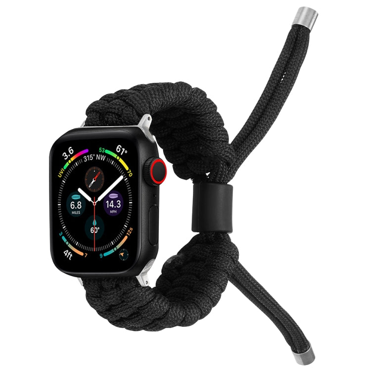 Stretch Plain Silicone Bean Watch Band For Apple Watch 2 42 mm(Black) -  by PMC TechLife | Online Shopping South Africa | PMC TechLife
