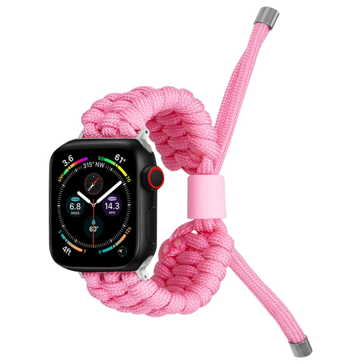Stretch Plain Silicone Bean Watch Band For Apple Watch 2 42 mm(Light Pink) -  by PMC TechLife | Online Shopping South Africa | PMC TechLife
