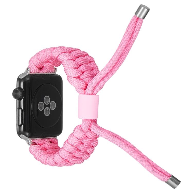 Stretch Plain Silicone Bean Watch Band For Apple Watch 2 42 mm(Light Pink) -  by PMC TechLife | Online Shopping South Africa | PMC TechLife