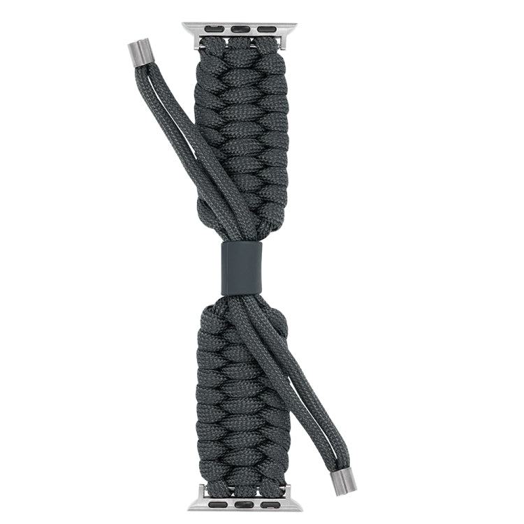 Stretch Plain Silicone Bean Watch Band For Apple Watch SE 2023 44mm(Dark Grey) - free shipping - PMC TechLife - Order now!