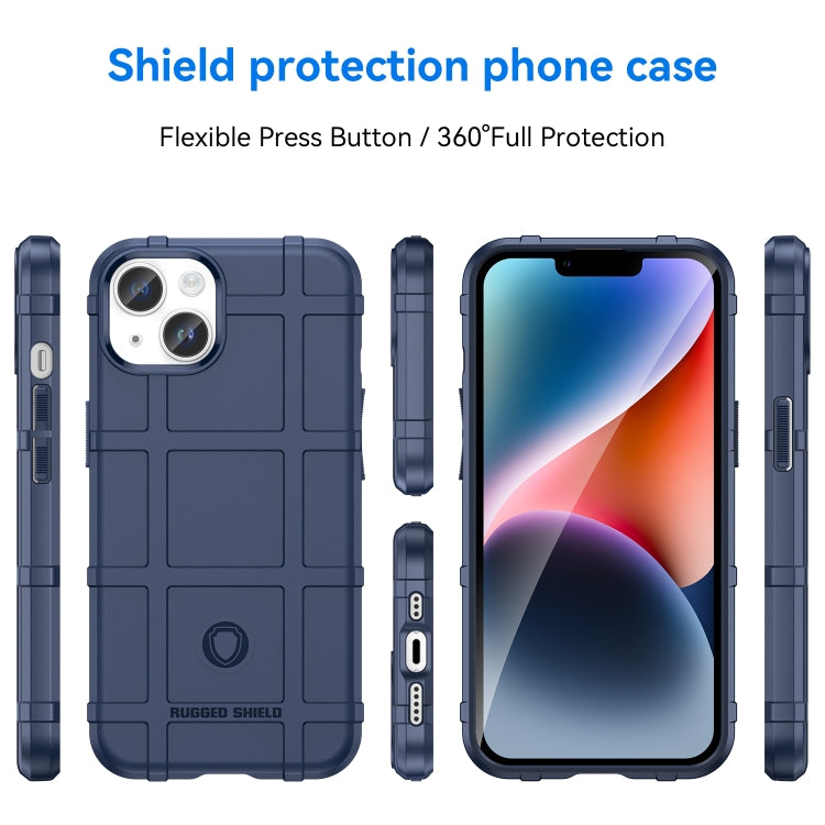 For iPhone 15 Plus Full Coverage Shockproof TPU Phone Case(Blue) - free shipping - PMC TechLife - Order now!