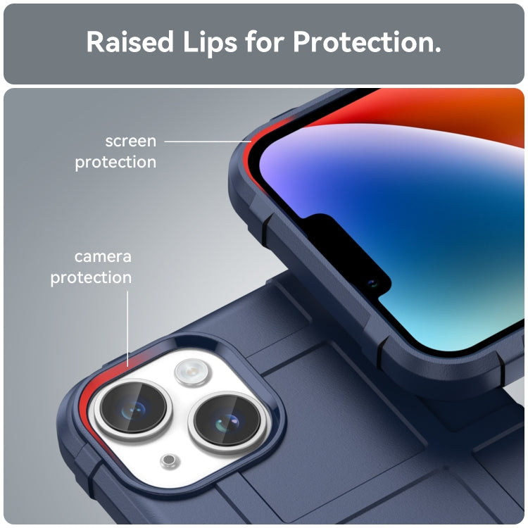 For iPhone 15 Plus Full Coverage Shockproof TPU Phone Case(Blue) - free shipping - PMC TechLife - Order now!
