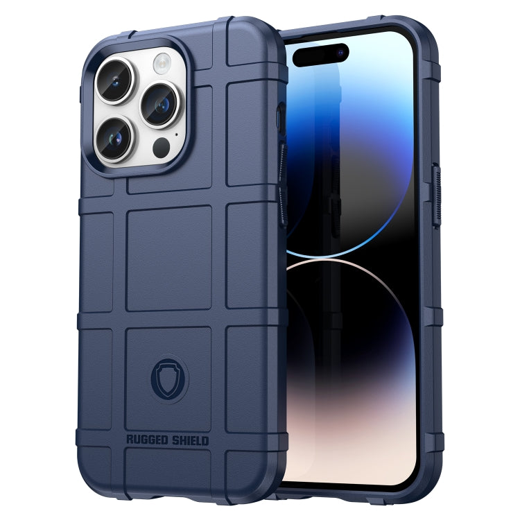 For iPhone 15 Pro Full Coverage Shockproof TPU Phone Case(Blue) - free shipping - PMC TechLife - Order now!