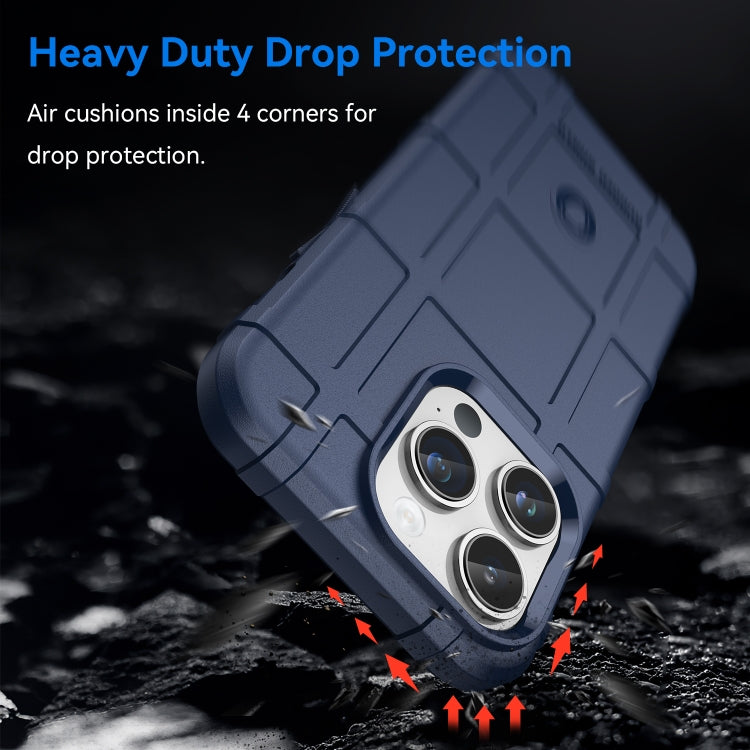 For iPhone 15 Pro Full Coverage Shockproof TPU Phone Case(Blue) - free shipping - PMC TechLife - Order now!