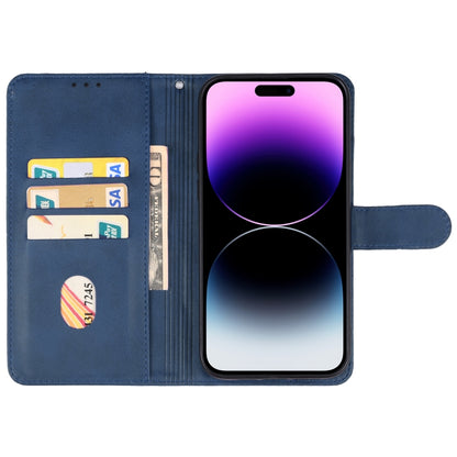 For iPhone 15 Pro Leather Phone Case(Blue) - iPhone 15 Pro Cases by PMC Jewellery | Online Shopping South Africa | PMC Jewellery