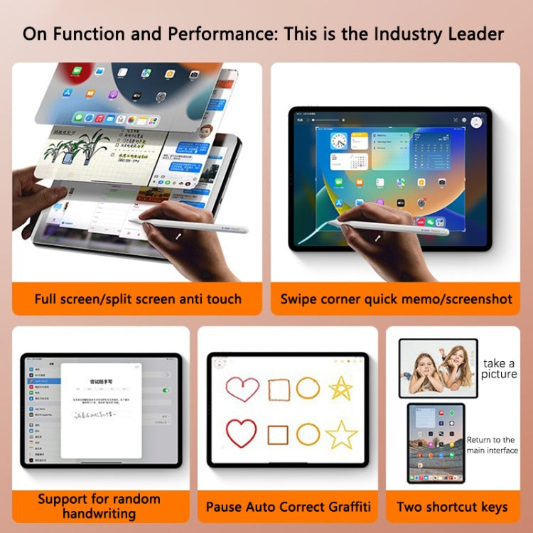 BP20Pro Magnetic Wireless Charging Active Bluetooth Stylus Pen(White) - Stylus Pen by PMC TechLife | Online Shopping South Africa | PMC TechLife