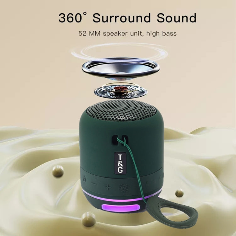 T&G TG294 TWS LED Mini Portable Wireless Stereo Sound Outdoor Speaker(Grey) - Mini Speaker by T&G | Online Shopping South Africa | PMC Jewellery