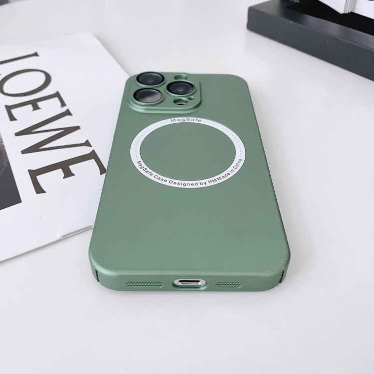 For iPhone 14 Magsafe Magnetic PC Shockproof Phone Case With Camera Lens(Rose Gold) - free shipping - PMC TechLife - Order now!