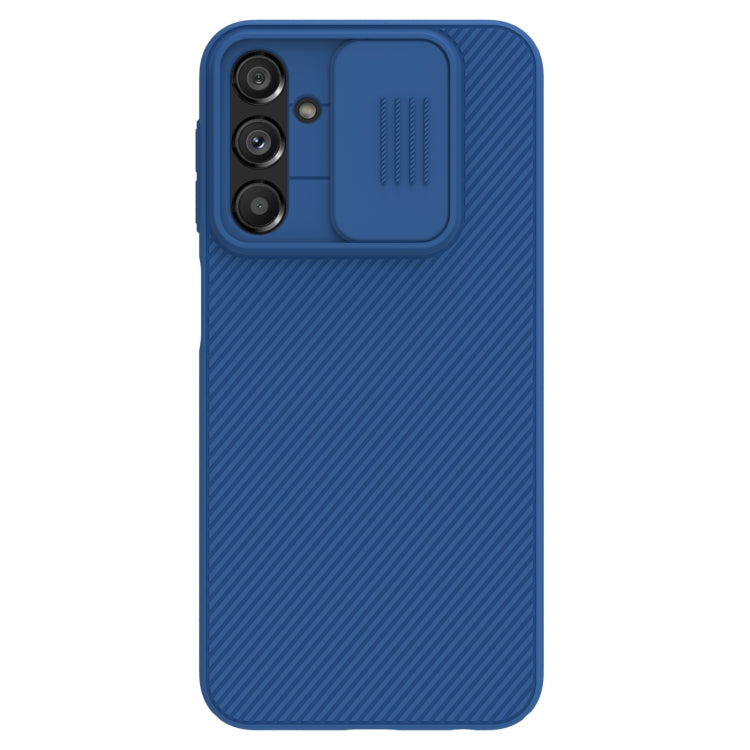 For Samsung Galaxy A24 4G NILLKIN Black Mirror Series Camshield PC Phone Case(Blue) - Galaxy Phone Cases by NILLKIN | Online Shopping South Africa | PMC Jewellery