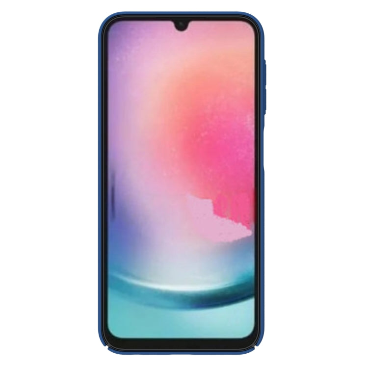 For Samsung Galaxy A24 4G NILLKIN Black Mirror Series Camshield PC Phone Case(Blue) - Galaxy Phone Cases by NILLKIN | Online Shopping South Africa | PMC TechLife | Buy Now Pay Later Mobicred