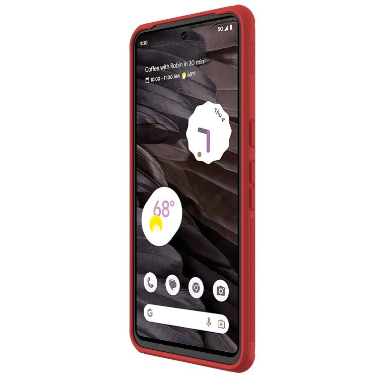 For Google Pixel 8 Pro NILLKIN Frosted Shield Pro PC + TPU Phone Case(Red) - Google Cases by NILLKIN | Online Shopping South Africa | PMC Jewellery