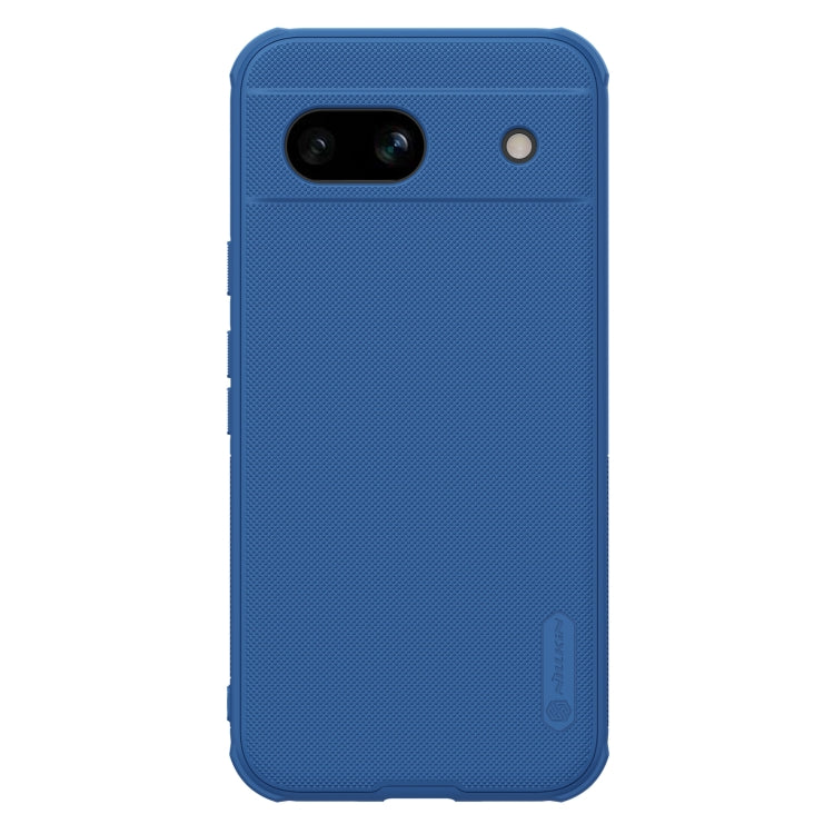 For Google Pixel 8a NILLKIN Frosted Shield Pro PC + TPU Phone Case(Blue) - Google Cases by NILLKIN | Online Shopping South Africa | PMC Jewellery