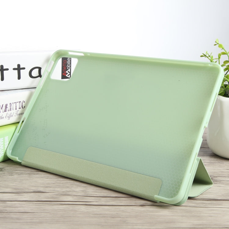 For Xiaomi Pad 6 / Pad 6 Pro Three-fold Holder Flip Tablet Leather Case(Mint Green) - free shipping - PMC TechLife - Order now!