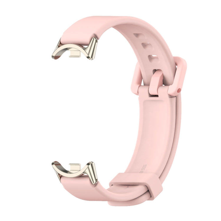 For Xiaomi Mi Band 8 Mijobs Silicone Breathable Watch Band(Pink Light Gold) -  by MIJOBS | Online Shopping South Africa | PMC Jewellery
