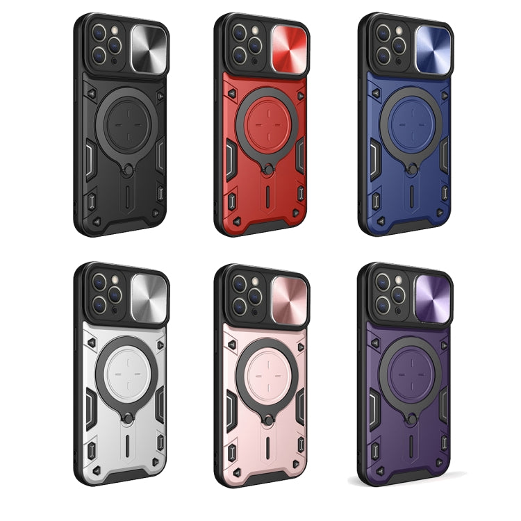 For iPhone 11 Pro CD Texture Sliding Camshield Magnetic Holder Phone Case(Black) - free shipping - PMC TechLife - Order now!