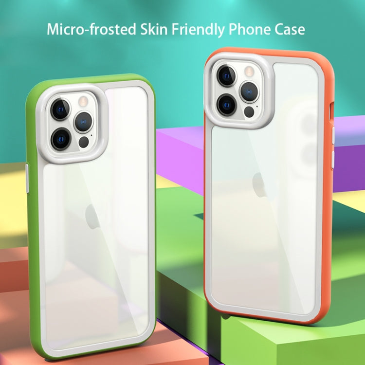 For iPhone 13 Color Frame 2 in 1 Hollow Cooling Phone Case(Mint Green) - free shipping - PMC TechLife - Order now!