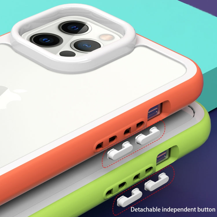 For iPhone 12 Pro Max Color Frame 2 in 1 Hollow Cooling Phone Case(Purple) - free shipping - PMC TechLife - Order now!