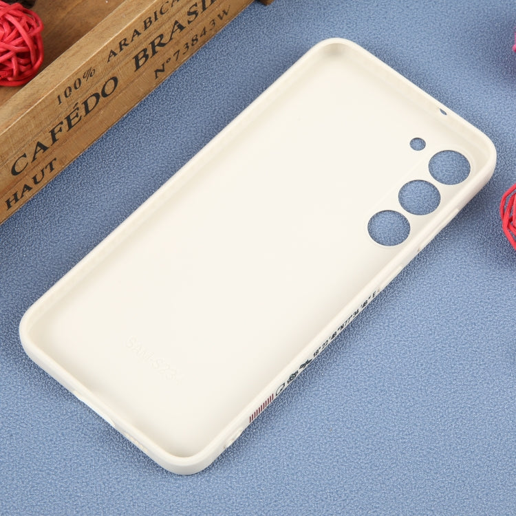 For Samsung Galaxy A51 Astronaut Pattern Silicone Straight Edge Phone Case(Flying Astronaut-White) - free shipping - PMC TechLife - Order now!