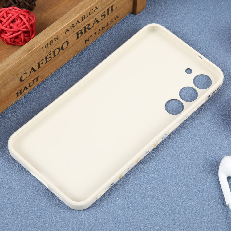 For Samsung Galaxy A20 / A30 Astronaut Pattern Silicone Straight Edge Phone Case(Planet Landing-White) - free shipping - PMC TechLife - Order now!