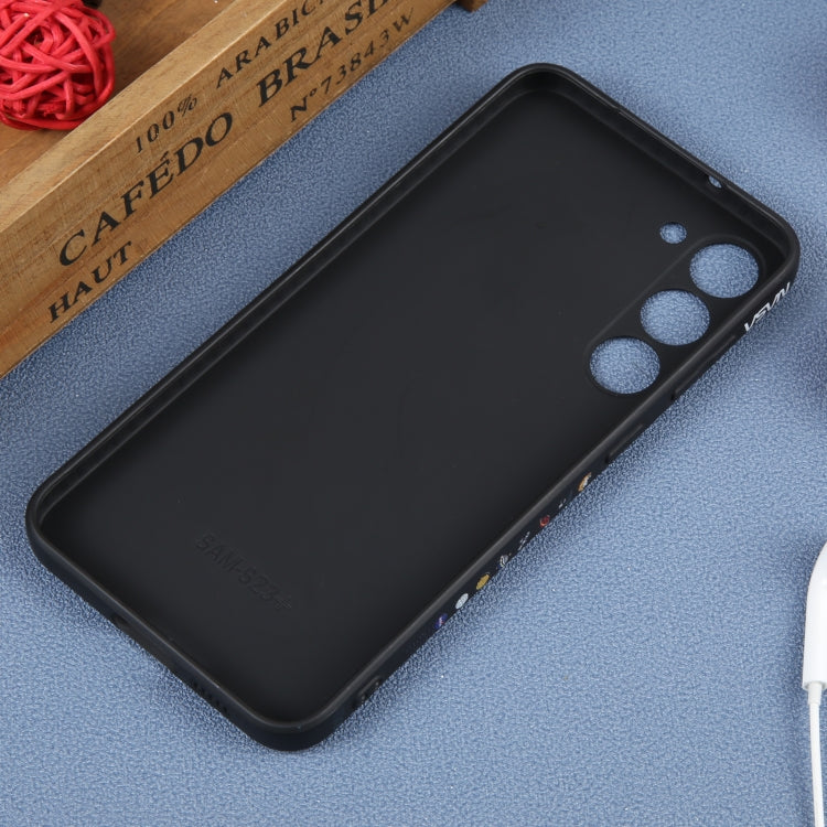 For Samsung Galaxy A21s Astronaut Pattern Silicone Straight Edge Phone Case(Lovely Astronaut-Black) - free shipping - PMC TechLife - Order now!