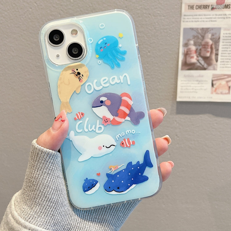 For iPhone 12 IMD Cute Animal Pattern Phone Case(Seal) - free shipping - PMC TechLife - Order now!
