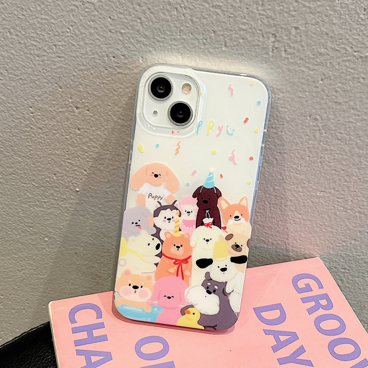 For iPhone 12 IMD Cute Animal Pattern Phone Case(Dog) - free shipping - PMC TechLife - Order now!
