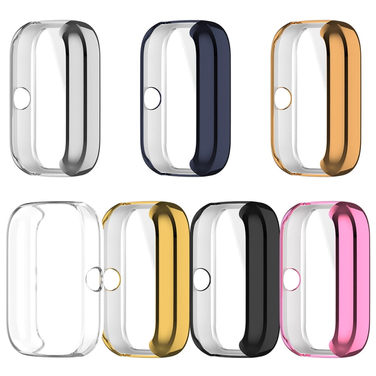 For Amazfit Bip 3 / Bip 3 Pro Universal Full Coverage TPU Electroplating Watch Protective Case(Midnight Blue) - Watch Cases by PMC TechLife | Online Shopping South Africa | PMC TechLife