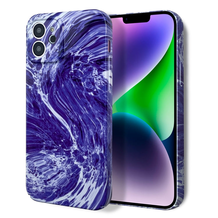 For iPhone 11 Marble Pattern Phone Case(Purple White) - iPhone 11 Cases by PMC TechLife | Online Shopping South Africa | PMC TechLife
