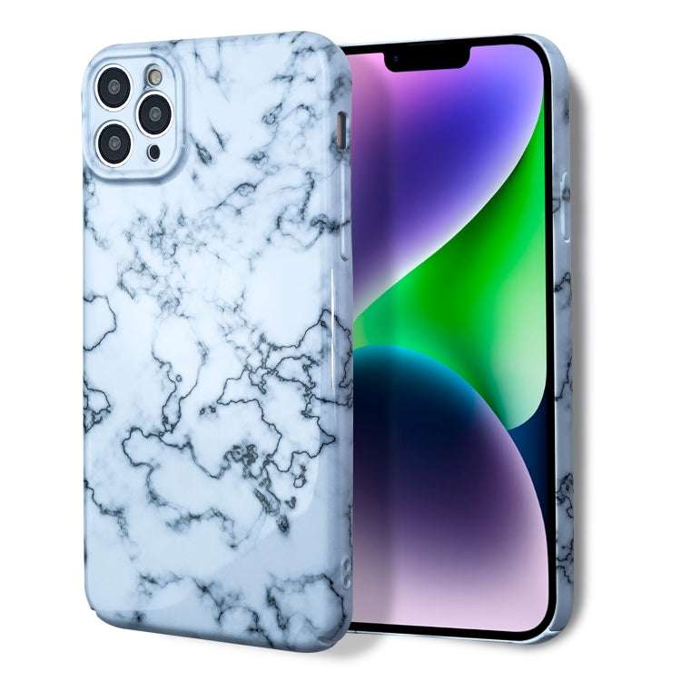 For iPhone XR Marble Pattern Phone Case(Green White) - More iPhone Cases by PMC TechLife | Online Shopping South Africa | PMC TechLife