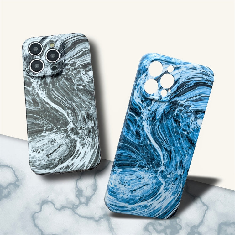 For iPhone 13 mini Marble Pattern Phone Case(Purple White) - iPhone 13 mini Cases by PMC TechLife | Online Shopping South Africa | PMC TechLife