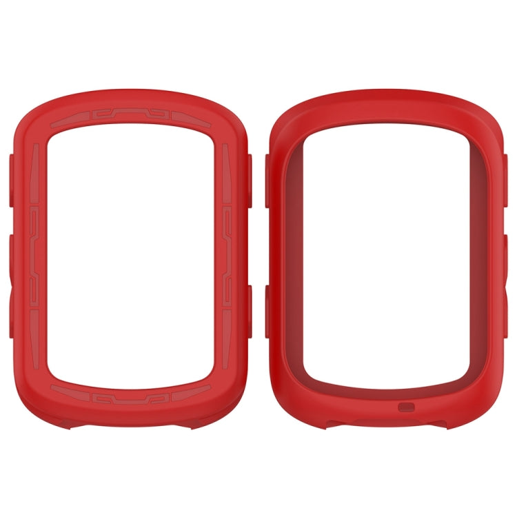 For Garmin Edge 840 / Edge 540 Stopwatch Armor Silicone Protective Case(Red) - Watch Cases by PMC TechLife | Online Shopping South Africa | PMC TechLife