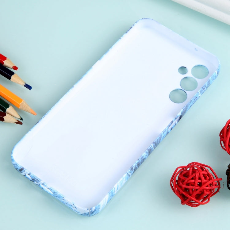 For Samsung Galaxy A34 Marble Pattern Phone Case(Navy Blue White) - free shipping - PMC TechLife - Order now!