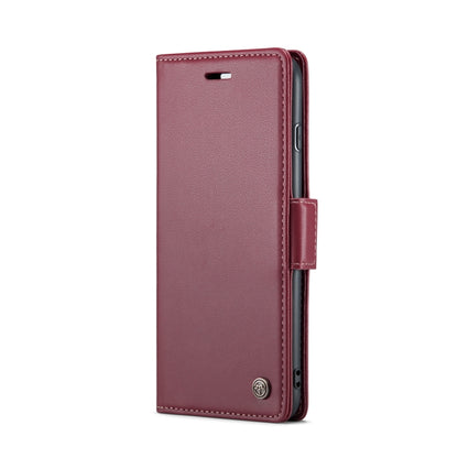 For iPhone 6 Plus/7 Plus/8 Plus CaseMe 023 Butterfly Buckle Litchi Texture RFID Anti-theft Leather Phone Case(Wine Red) - More iPhone Cases by CaseMe | Online Shopping South Africa | PMC Jewellery
