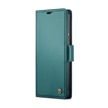 For Xiaomi 13 CaseMe 023 Butterfly Buckle Litchi Texture RFID Anti-theft Leather Phone Case(Pearly Blue) - 13 Cases by CaseMe | Online Shopping South Africa | PMC Jewellery