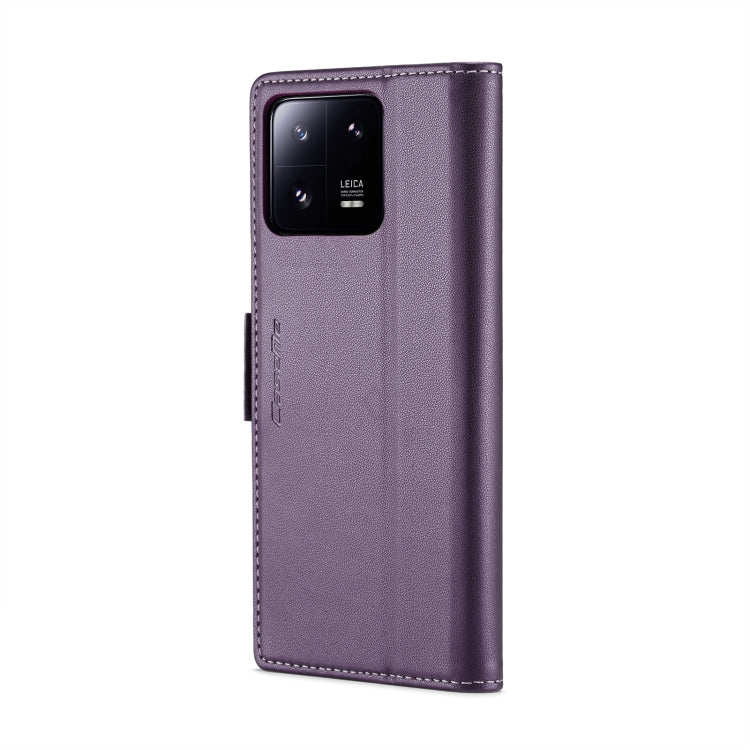 For Xiaomi 13 Pro CaseMe 023 Butterfly Buckle Litchi Texture RFID Anti-theft Leather Phone Case(Pearly Purple) - 13 Pro Cases by CaseMe | Online Shopping South Africa | PMC Jewellery