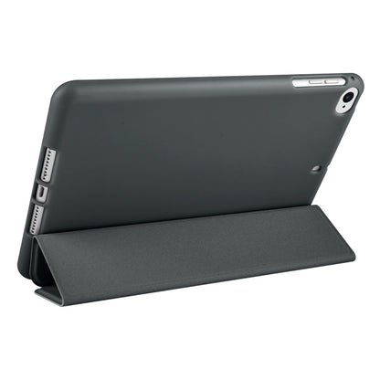 For iPad mini 5 / 4 / 3 / 2 / 1 3-folding TPU Horizontal Flip Leather Tablet Case with Holder(Black) - iPad Mini 4 & 3 & 2 & 1 Cases by PMC Jewellery | Online Shopping South Africa | PMC Jewellery