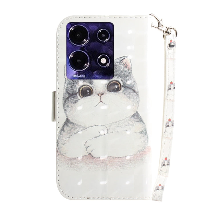 For Infinix Note 30 3D Colored Flip Leather Phone Case(Cute Cat) - free shipping - PMC TechLife - Order now!