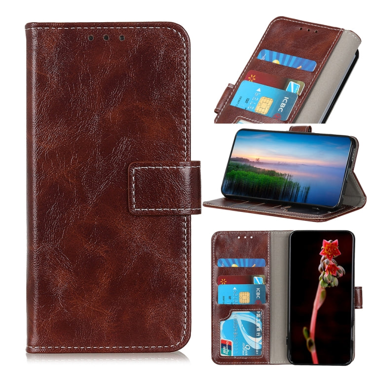 For Xiaomi Redmi 12 4G Retro Crazy Horse Texture Horizontal Flip Leather Phone Case(Brown) - free shipping - PMC TechLife - Order now!