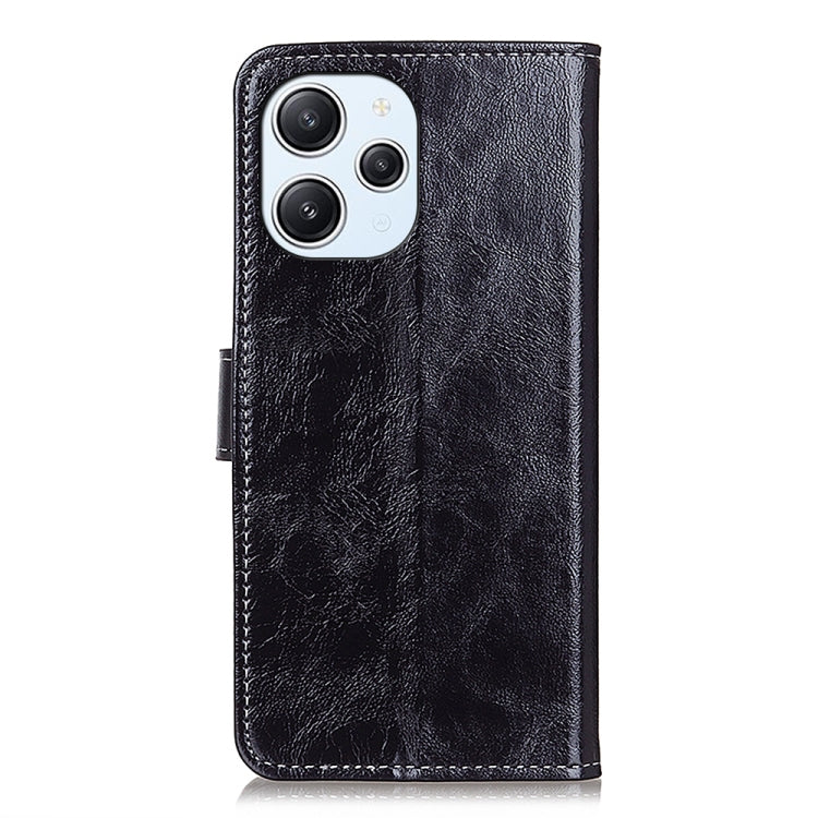 For Xiaomi Redmi 12 4G Retro Crazy Horse Texture Horizontal Flip Leather Phone Case(Black) - free shipping - PMC TechLife - Order now!